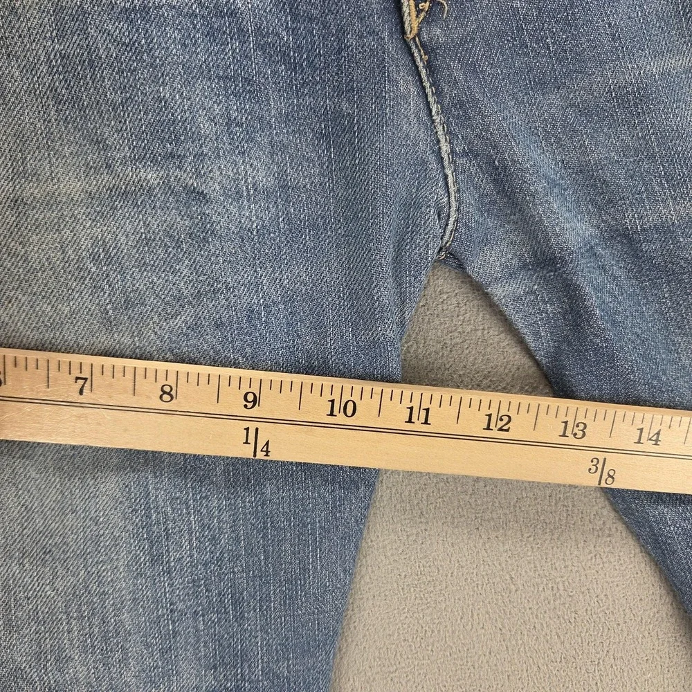 VTG Levis Engineered Jeans Mens Blue Twisted Button Fly Medium Wash Fits 34x30